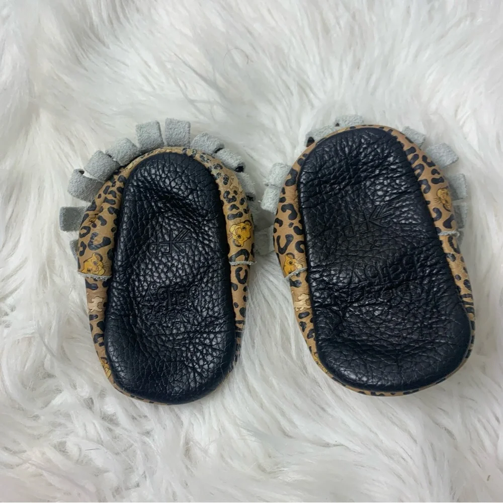 Freshly Picked x Disney Leopard Simba Mocassins Sz 2
